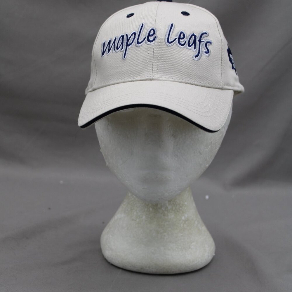 Toronto Maple Leafs Hat (VTG) - Script Front by Midway - Youth Grip Back